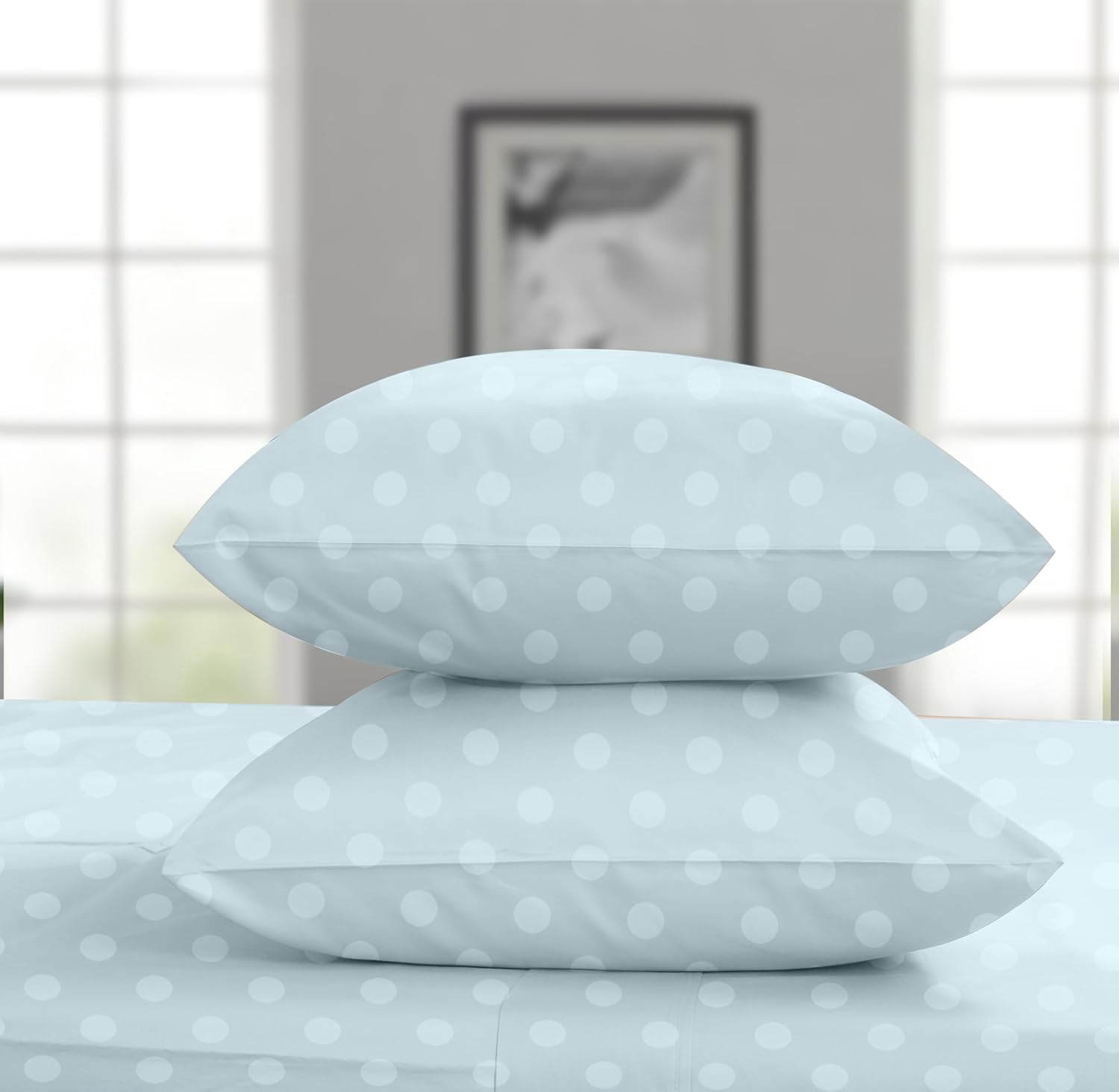 GDDPOD-King Size Pillow Cases Set of 2 | 100% Pure Cotton Jacquard ...