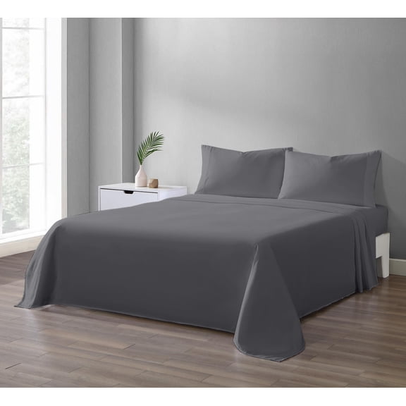 GDDPOD-Micropuff Full Size Flat Sheet Only (81 x 96) Soft and Comfortable Microfiber Flat Sheet Shrinkage and Fade Resistant Wrinkle Free Flat Sheet Only Durable and Easy