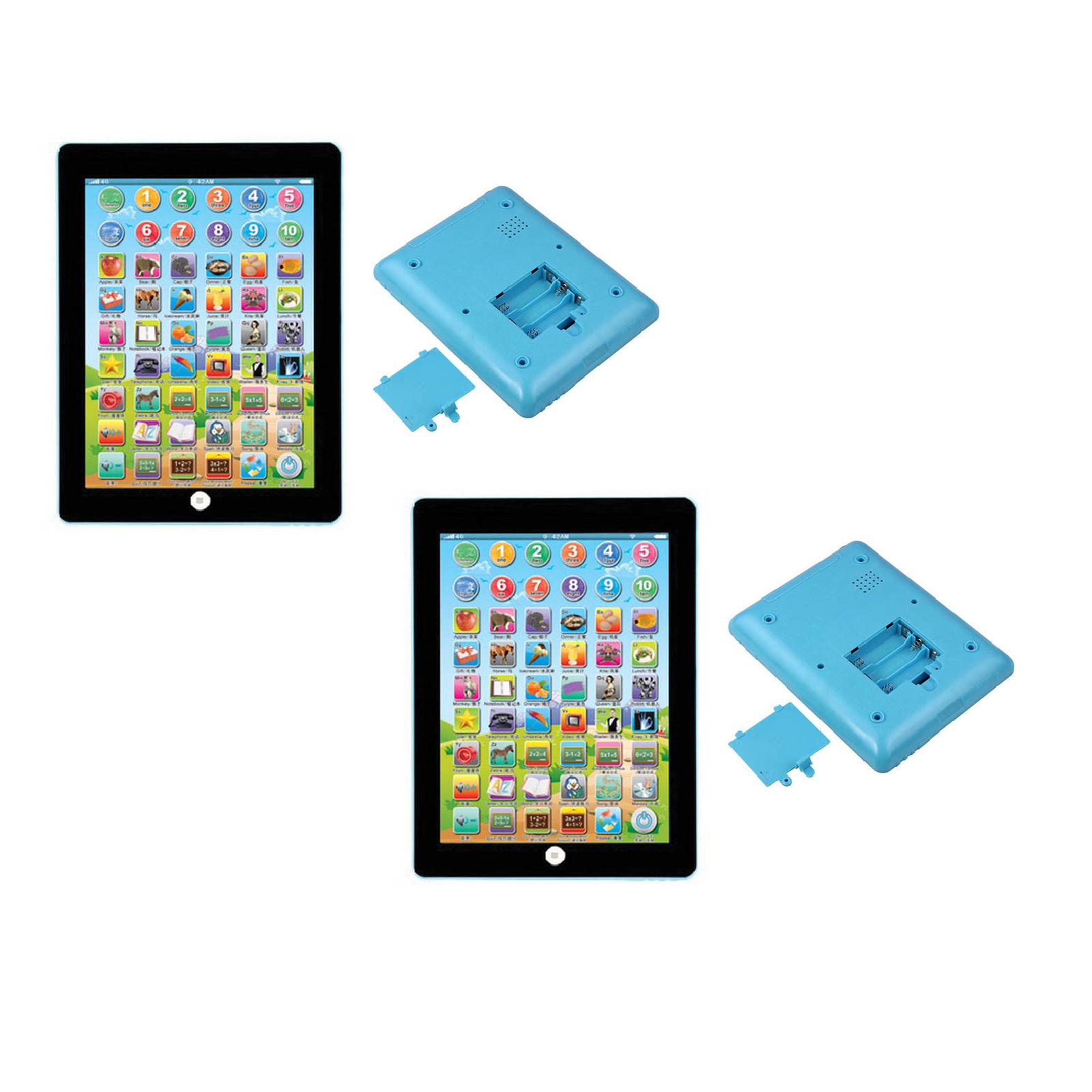 GDDTOY 2PCS Blue Kids Computer Learning Toy Chinese English Study