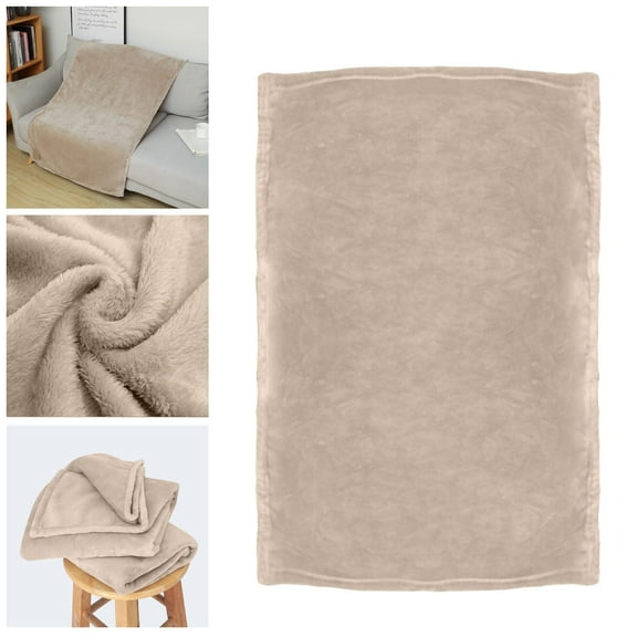 GDDTOY Blanket Twin Blanket Light Grey Lightweight Blanket For Sofa Couch Bed Camping Travel Cozy Microfiber Blanket Blanket Waterproof Blanket Polyester Fabric Cozy Blanket