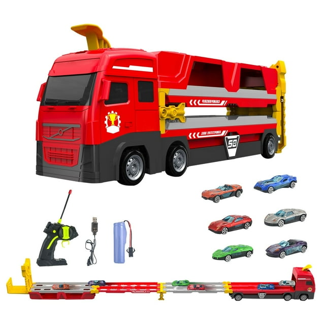 GDDTOY Children'S Four Way Remote Control Car Toy Ejection Storage