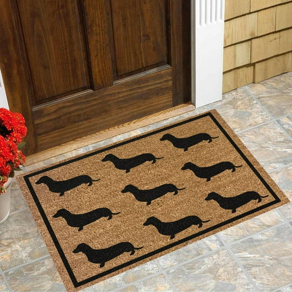 GDDTOY Cute And Funny Dog Welcome Mat For Doorway Decorative Mat For Bedroom Living Room (1PC) Carpet Indoor Outdoor Carpet Polyester Fabric