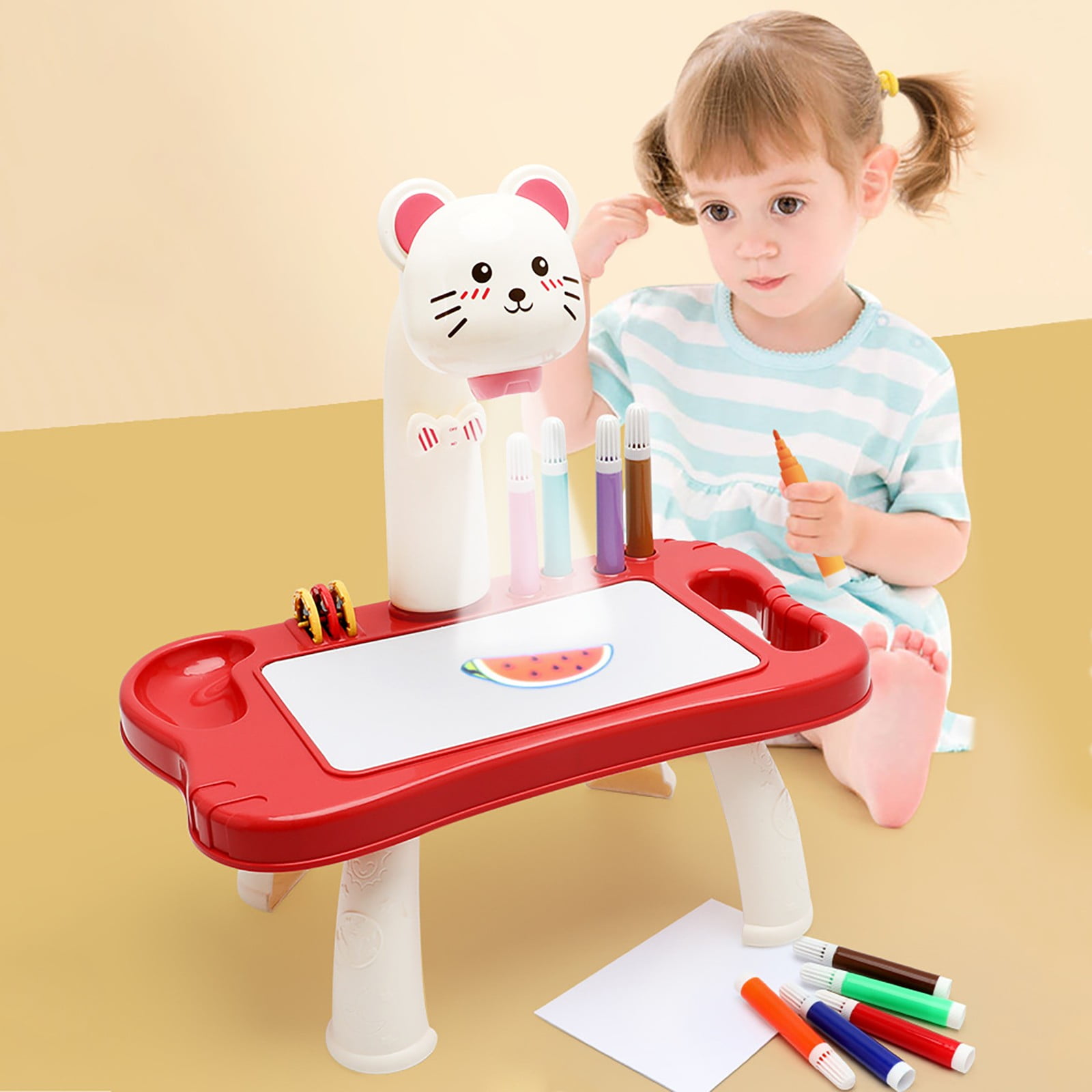 GDDTOY Drawing Projector Table For Kids And Draw Projector Toy With