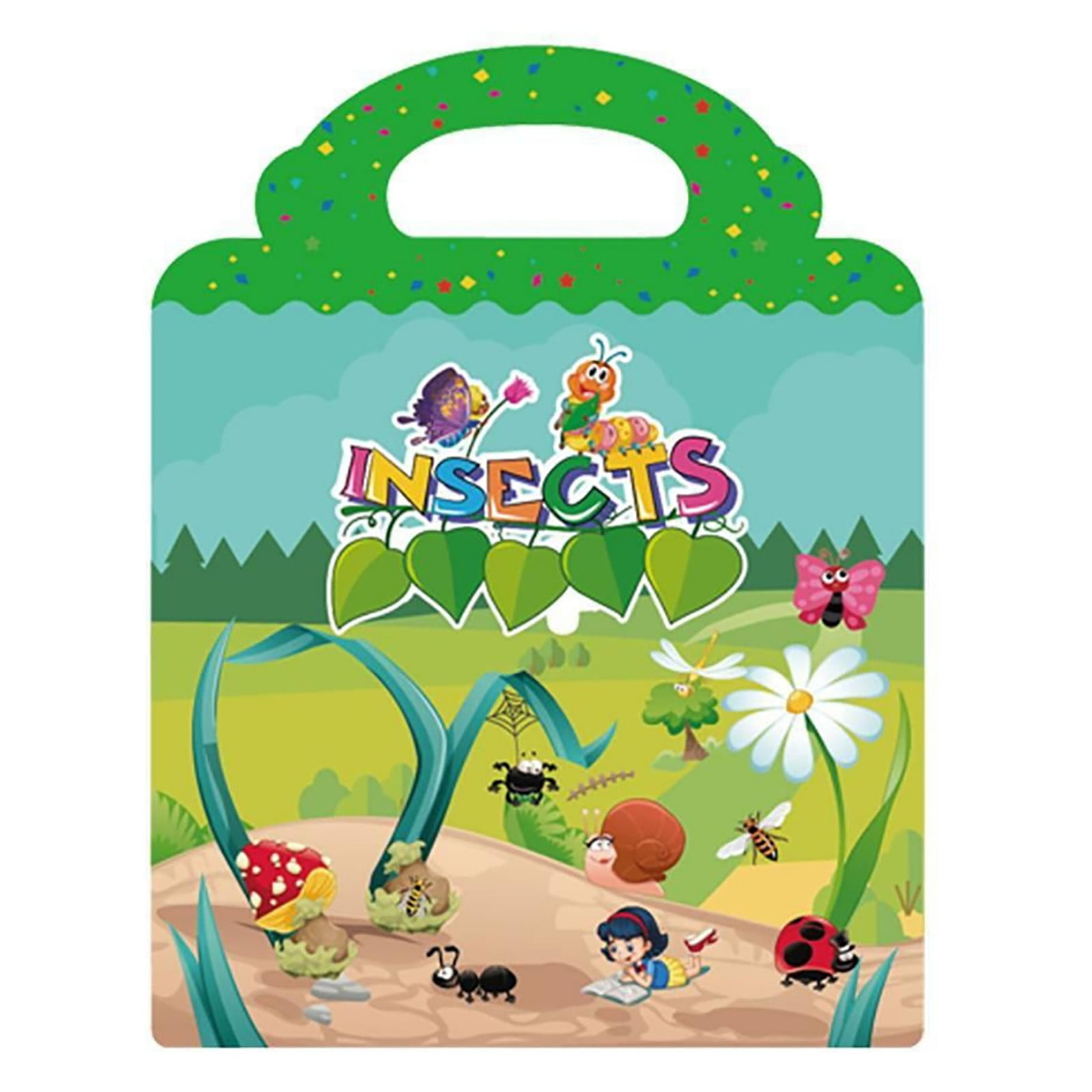 GDDTOY Fun Children's Scene Sticker Book For Early Education Focus