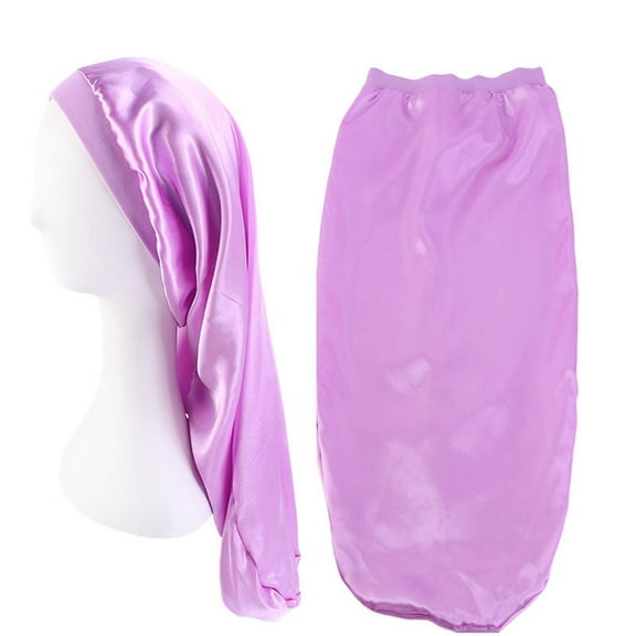 GDDTOY Hair Bonnets Soft Elastic Band Silky Sleeping Cap Big Bonnets For Women Braids Shower Cap