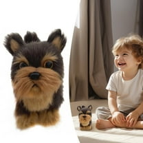 GDDTOY Plush Dog Cuddly Dog Toy Realistic Plush Dog Stuffed Animal Puppy Toys For Kids Adult The Stuffed Dog Realistic Stuffed Animal