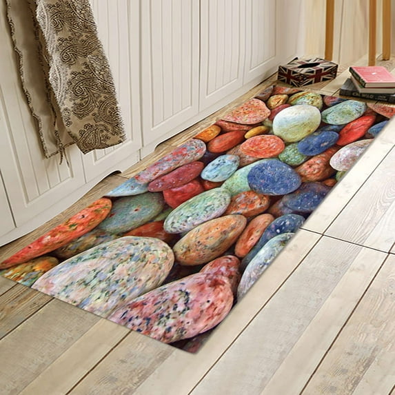 GDDTOY Rugs Kitchen Rug Non Skid Small Accent Throw Rugs for Entryway and Bedroom Carpet Indoor Outdoor Carpet Polyester Fabric