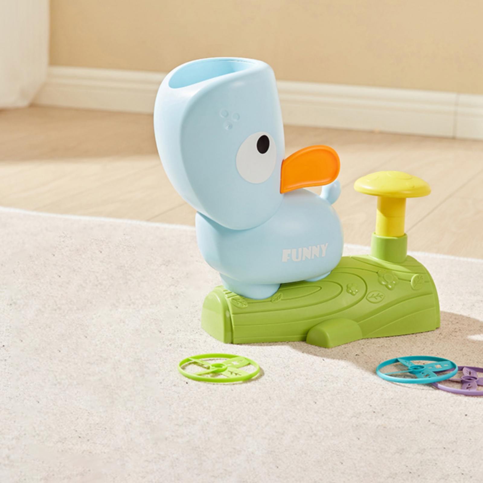 GDDTOY Toy Creative Up Flying Saucer Machine Step On Flying Saucer Toy