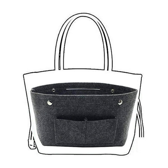 GDDTOY Women's Handbag Organizer Bag Purse Insert Bag MultiPocket Tote Useful BagStorage Bags Reusable Storage Bags
