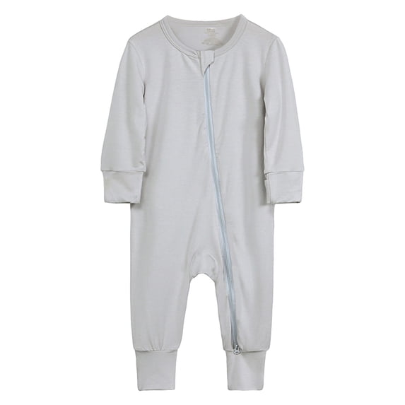 GDEGE Baby Cotton Jumpsuit Footless Pajamas Zipper Long Sleeve Sleeper Jumpsuit Casual Jumpsuit Beautiful Fashion Jumpsuit Home Party Jumpsuit for 0 to 2 Years