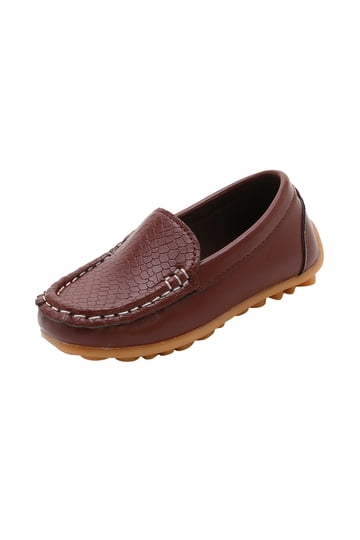 princess polly baby blue dress Toddler Boys' Brown Loafers & Oxfords main image 0