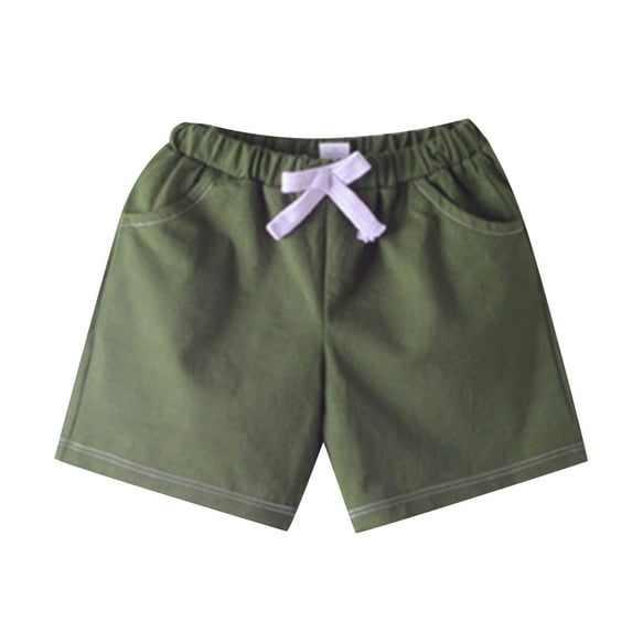 GDEGE Kids Toddler Candy Colored Colored Cotton Shorts Sports Pants Spring Summer Elastic Waist Comfortable Casual Shorts