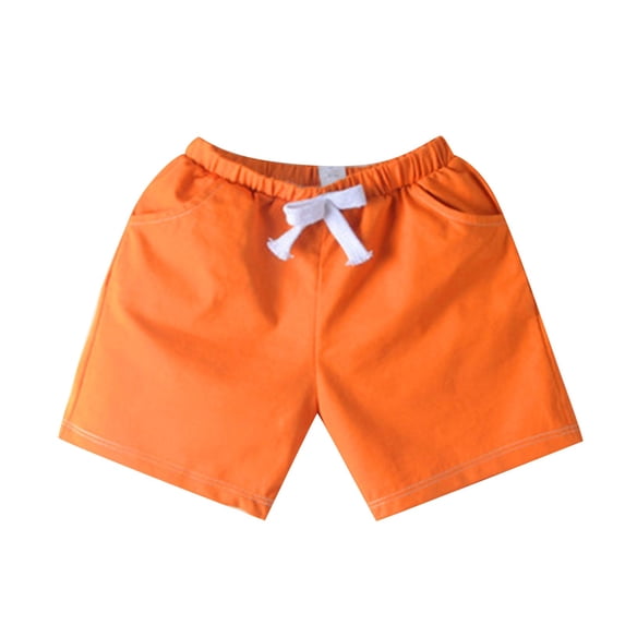 GDEGE Kids Toddler Candy Colored Colored Cotton Shorts Sports Pants Spring Summer Elastic Waist Comfortable Casual Shorts
