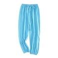 thumbnail image 1 of GDEGE Toddler Kids Baby Pants Long 𝐁loomers Soft Slub Cotton Harem Pants for Boys Girls Soild Elastic Casual Joggers Dance Pants, 1 of 4
