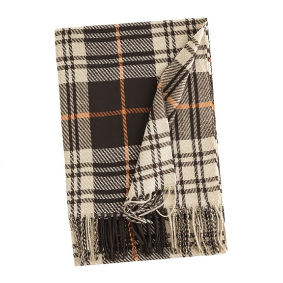GDEGE Women's Autumn Winter Plaid Imitation Cold Warm Scarf Soft Scarf Stylish and Beautiful Scarf Suitable for Daily Casual Outdoor Home