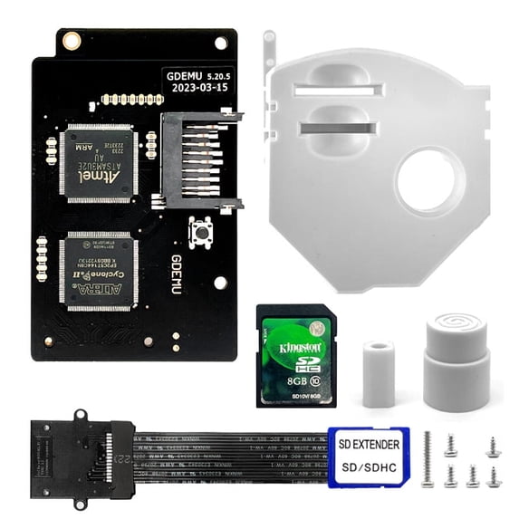 GDEMU V5.20.5 Optical Drive Emulator with Remote Kit for SEGA Dreamcast DC Console