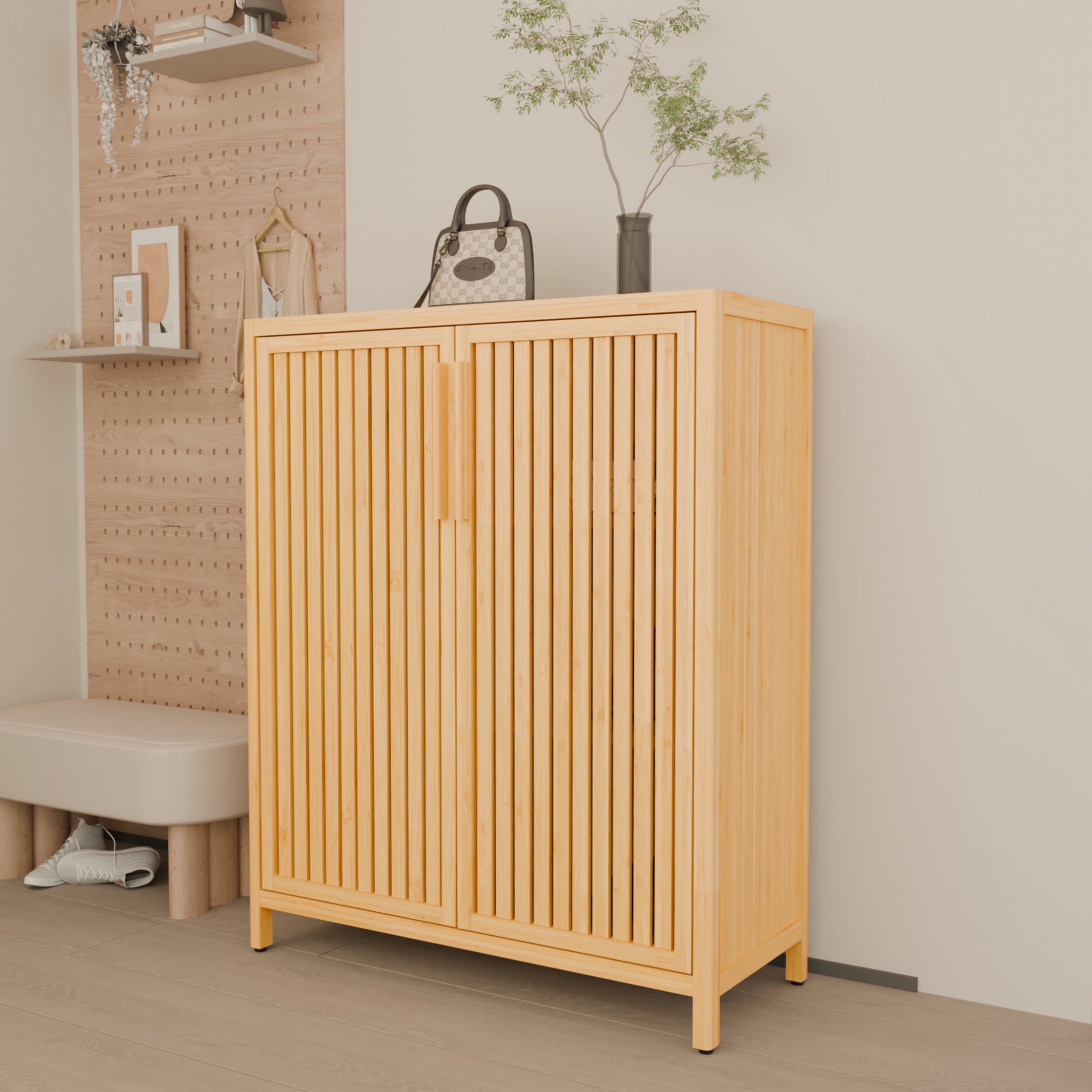 Japanese Style Modern Storage Cabinets and Shoe Racks for Home