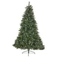 thumbnail image 1 of GDF Studio 9 Foot Mixed Spruce Artificial Christmas Tree with Red Berry Glitter Branches and Pinecones, Unlit, 1 of 6