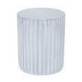 thumbnail image 1 of GDF Studio Abney Outdoor Lightweight Concrete Side Table, Gray Blue, 1 of 6