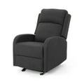 thumbnail image 1 of GDF Studio Amallie Contemporary Fabric Rocking Recliner, Dark Gray, 1 of 8