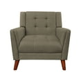 thumbnail image 1 of GDF Studio Anvith Mid Century Modern Fabric Arm Chair, Mocha, 1 of 4