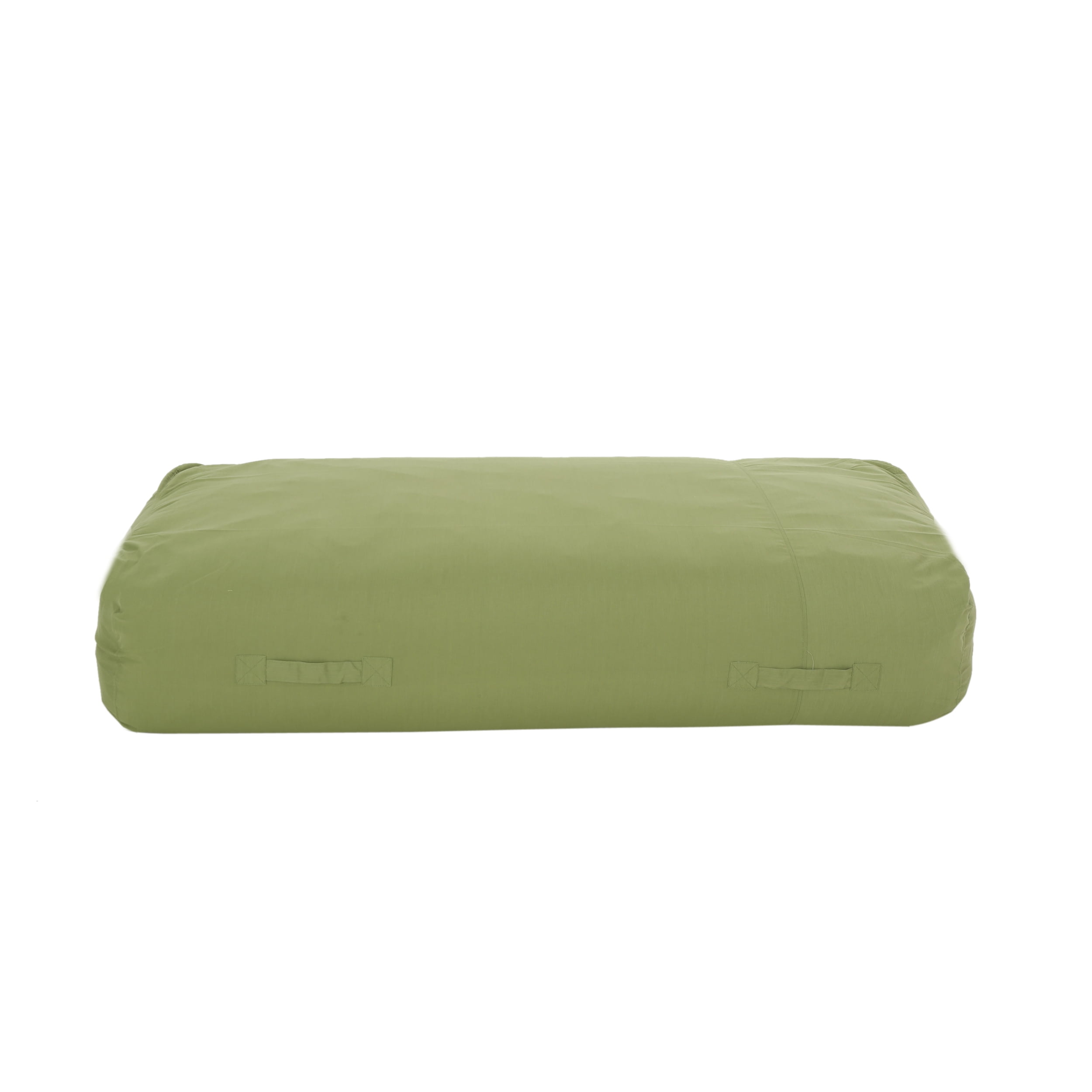 Green Water-Resistant Outdoor Lounger Bean Bag with Handles