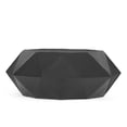 thumbnail image 1 of GDF Studio Barger Modern Handmade Aluminum Polygonal Coffee Table, Black, 1 of 6