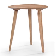Baxton Studio Sacramento Mid-century Modern Scandinavian Style Dark Walnut End Table main image 1