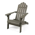 thumbnail image 1 of GDF Studio Cara Outdoor Acacia Wood Folding Adirondack Chair, Gray, 1 of 10