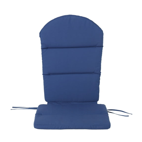 GDF Studio Cartagena Outdoor Water Resistant Fabric Adirondack Chair Cushion, Navy Blue