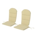 thumbnail image 1 of GDF Studio Cartagena Outdoor Water Resistant Fabric Adirondack Chair Cushions, Set of 2, Khaki, 1 of 6