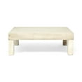 thumbnail image 1 of GDF Studio Cascada Outdoor Acacia Wood Coffee Table, Light Gray Wash, 1 of 5