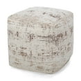 thumbnail image 1 of GDF Studio Cube Southwestern Woven Fabric Pouf, Beige, 1 of 5