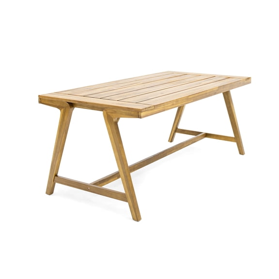 GDF Studio Desmond Outdoor Acacia Wood Dining Table