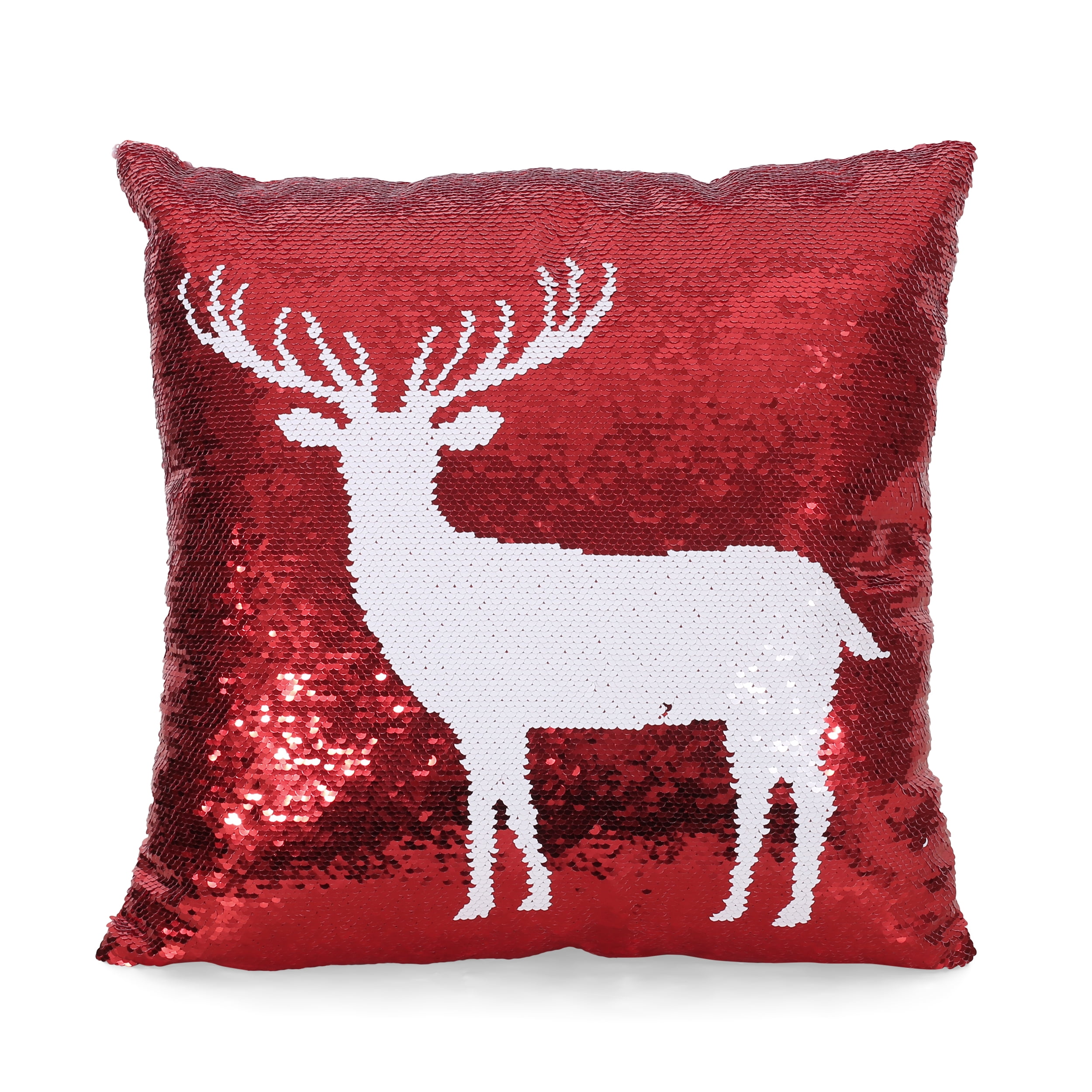 Desota Glam Sequin Christmas Throw Pillow Cover  Christmas throw pillows  covers, Throw pillows christmas, Pillows