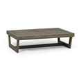 thumbnail image 1 of GDF Studio Elloree Outdoor Acacia Wood Coffee Table, Gray, 1 of 7