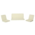 thumbnail image 1 of GDF Studio Eydan Outdoor Water Resistant Fabric Loveseat and Club Chair Cushions, Cream, 1 of 13