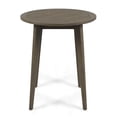 thumbnail image 1 of GDF Studio Ferris Outdoor Acacia Wood Circular Bistro Circular Table, Gray, 1 of 7