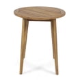 thumbnail image 1 of GDF Studio Ferris Outdoor Acacia Wood Circular Bistro Table, Teak, 1 of 6