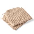 thumbnail image 1 of GDF Studio Frank Modern Knitted Cotton Seat Cushion, Beige, Set of 2, 1 of 7