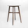 thumbnail image 1 of GDF Studio Gideon Mid Century Modern Wood Circular Bar Table, Walnut, 1 of 8
