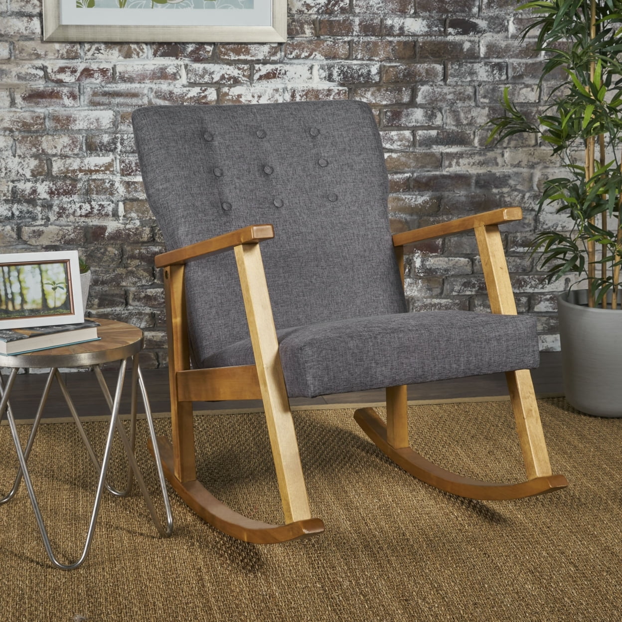Callum mid century rocking chair sales