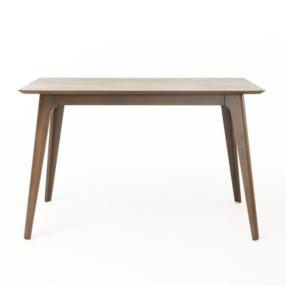 GDF Studio Keiko Mid Century Modern Wood Dining Table, Walnut