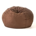 thumbnail image 1 of GDF Studio Kelsey Faux Suede 5 Foot Bean Bag Lounge Chair, 1 of 5