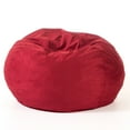 thumbnail image 1 of GDF Studio Kelsey Faux Suede 5 Foot Bean Bag Lounge Chair, 1 of 5