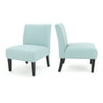 thumbnail image 1 of GDF Studio Kendal Contemporary Fabric Slipper Chair, Blue, 1 of 6