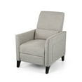 thumbnail image 1 of GDF Studio Kiersten Contemporary Fabric Pushback Recliner, Light Gray, 1 of 10
