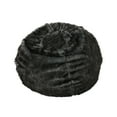 thumbnail image 1 of GDF Studio Laraine Glam Faux Fur 3 Ft. Bean Bag, Black and White Streak, 1 of 7