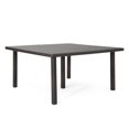 thumbnail image 1 of GDF Studio Larue Outdoor Wicker Square Dining Table Multibrown, 300lb, 1 of 9