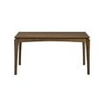 thumbnail image 1 of GDF Studio Laveer Mid Century Modern Wood Dining Table, Walnut, 1 of 9